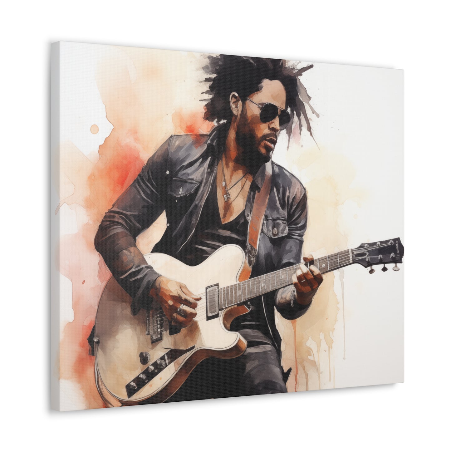 Gallery Wrapped Canvas, Celebrity Inspired, Pop Art Canvas – Lenny Also