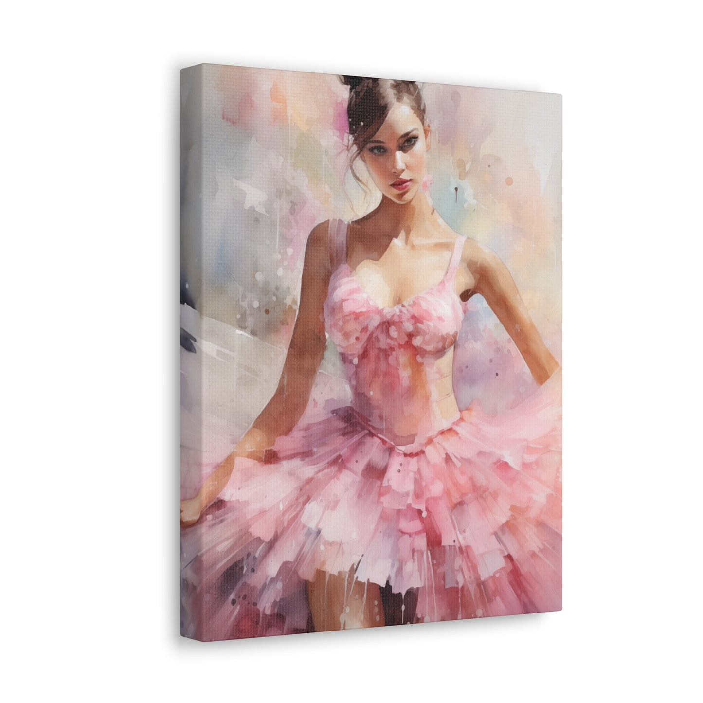 Gallery Wrapped Canvas, Ballerina Beauty, Ballet Art Canvas – Lily