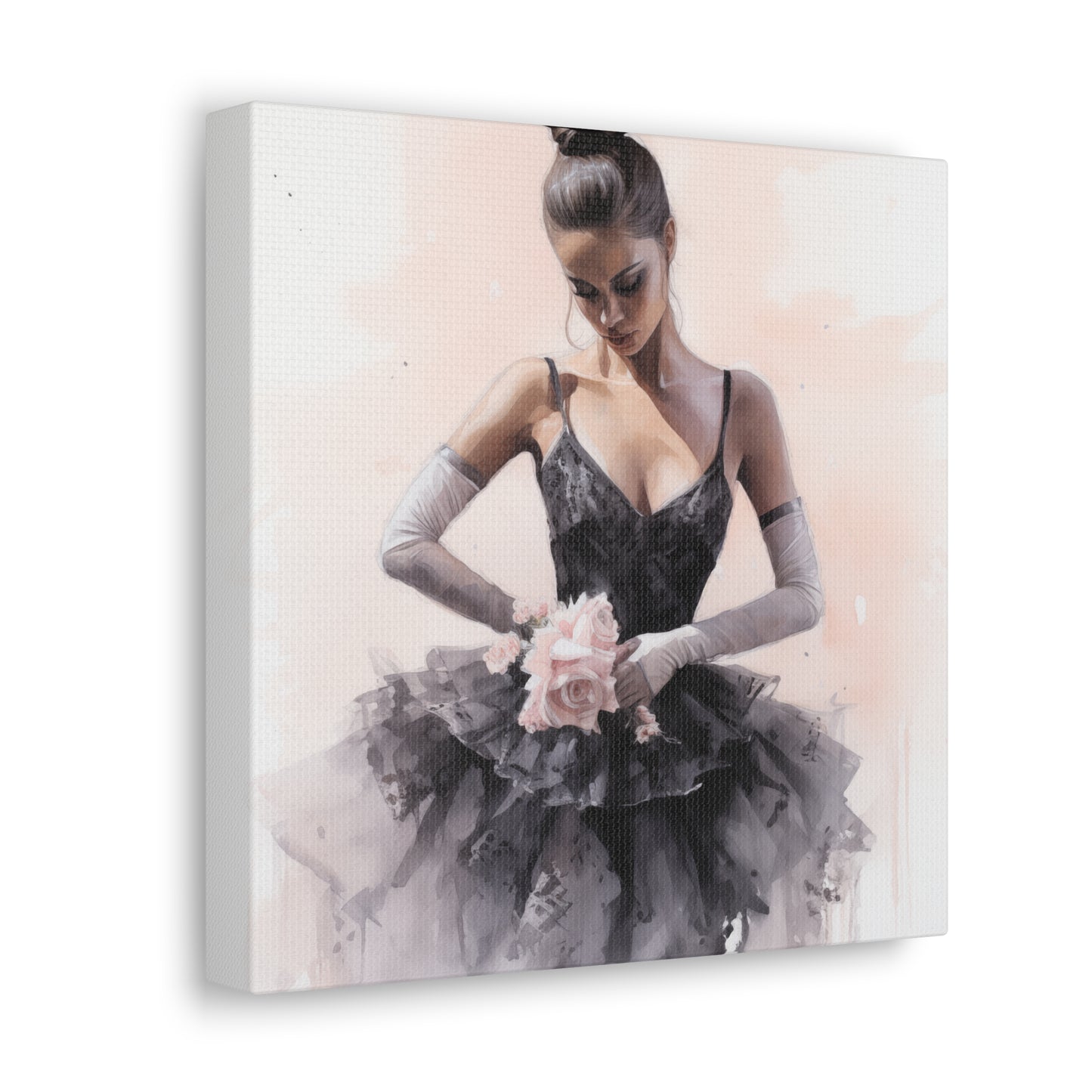 Gallery Wrapped Canvas, Ballerina Beauty, Ballet Art Canvas – Sonja