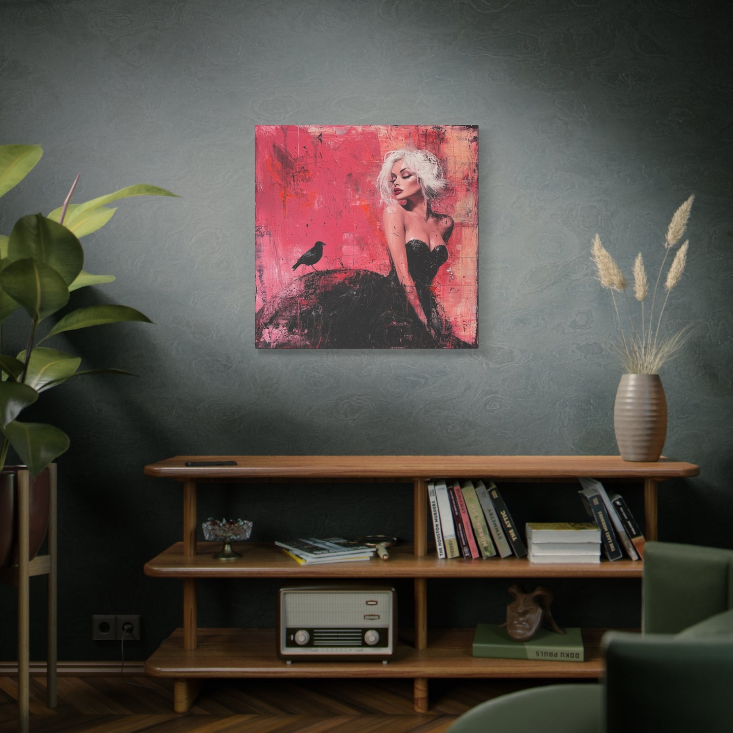 Gallery Wrapped Canvas, Sinners and Saints Adult Art Canvas, Erotic Pinup Art Canvas – Paloma