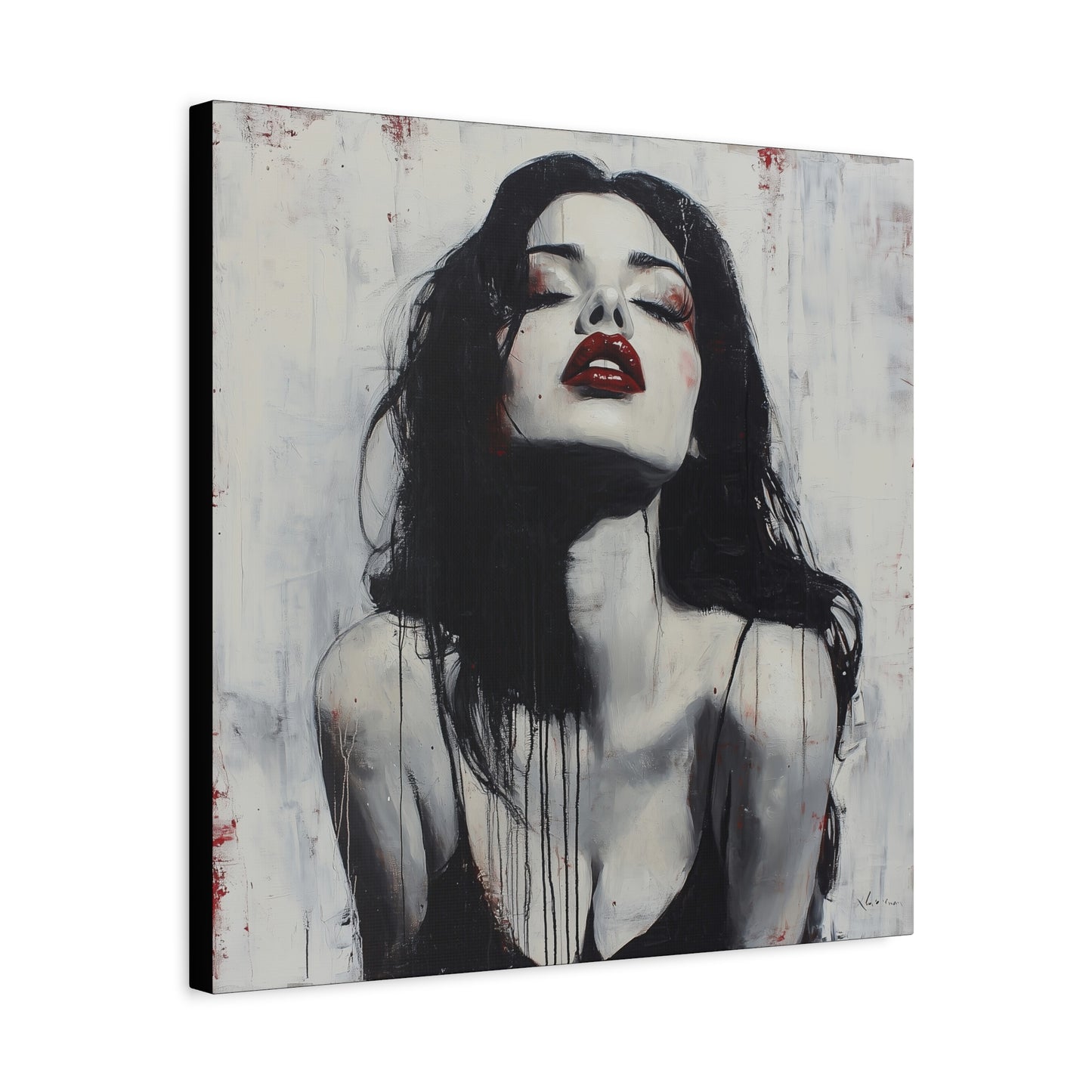 Gallery Wrapped Canvas, Sinners and Saints Art Canvas, Erotic Pinup Art Canvas – Vera