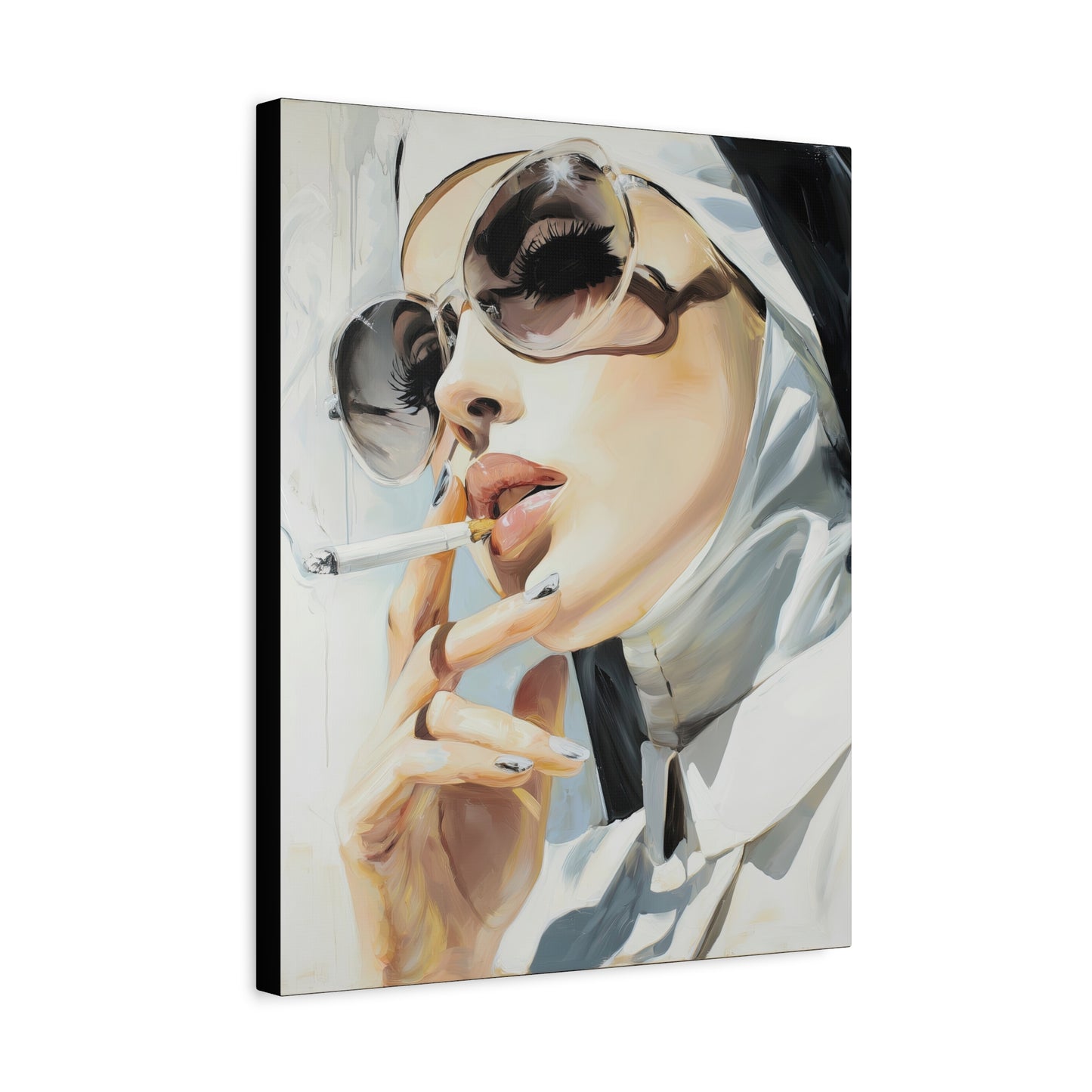 Gallery Wrapped Canvas, Habits and Heresy Art Canvas, Naughty Nuns Art Canvas – Sister Theodora