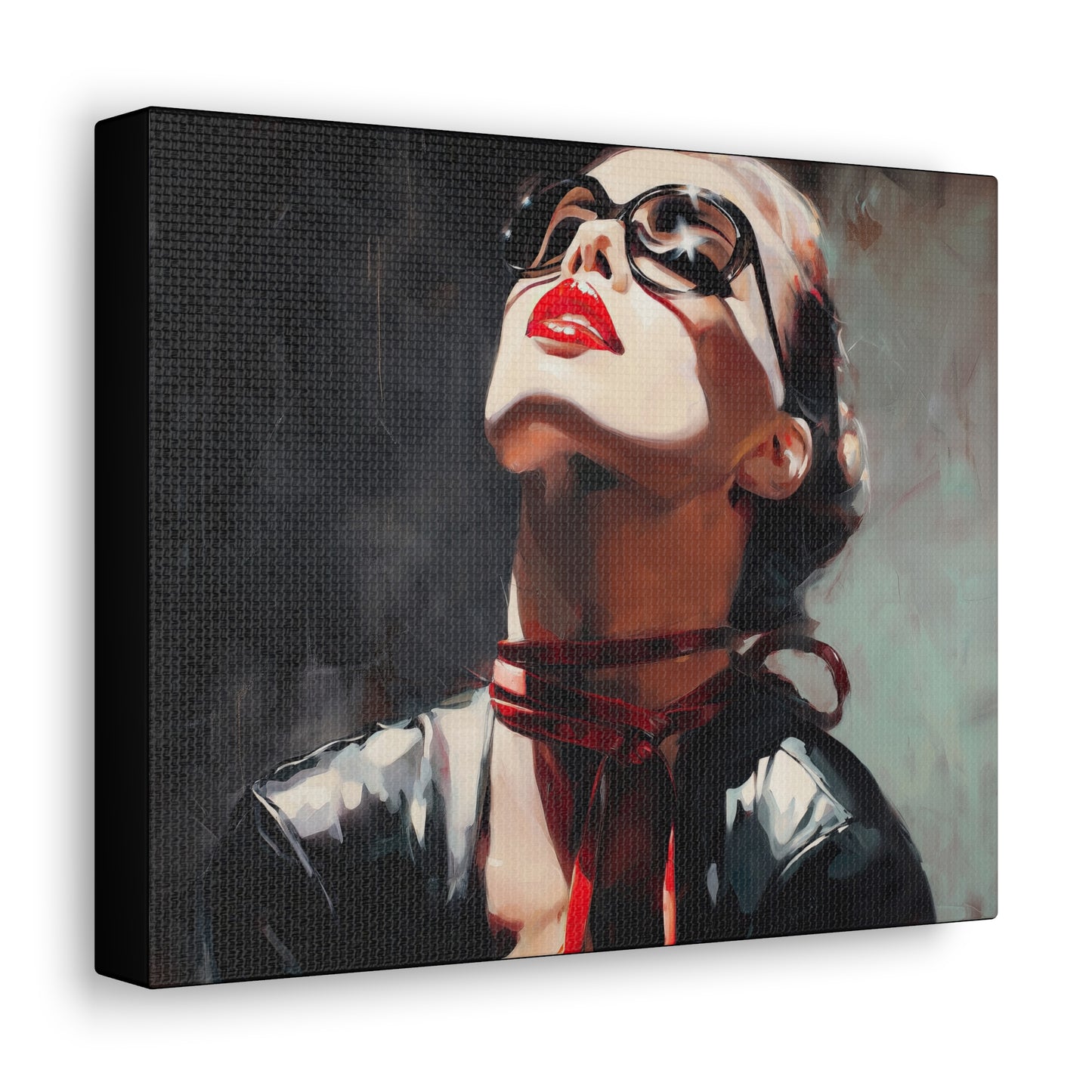 Gallery Wrapped Canvas, Ropes and Reverence Art Canvas, Erotic Shibari Art Canvas – Scarlett