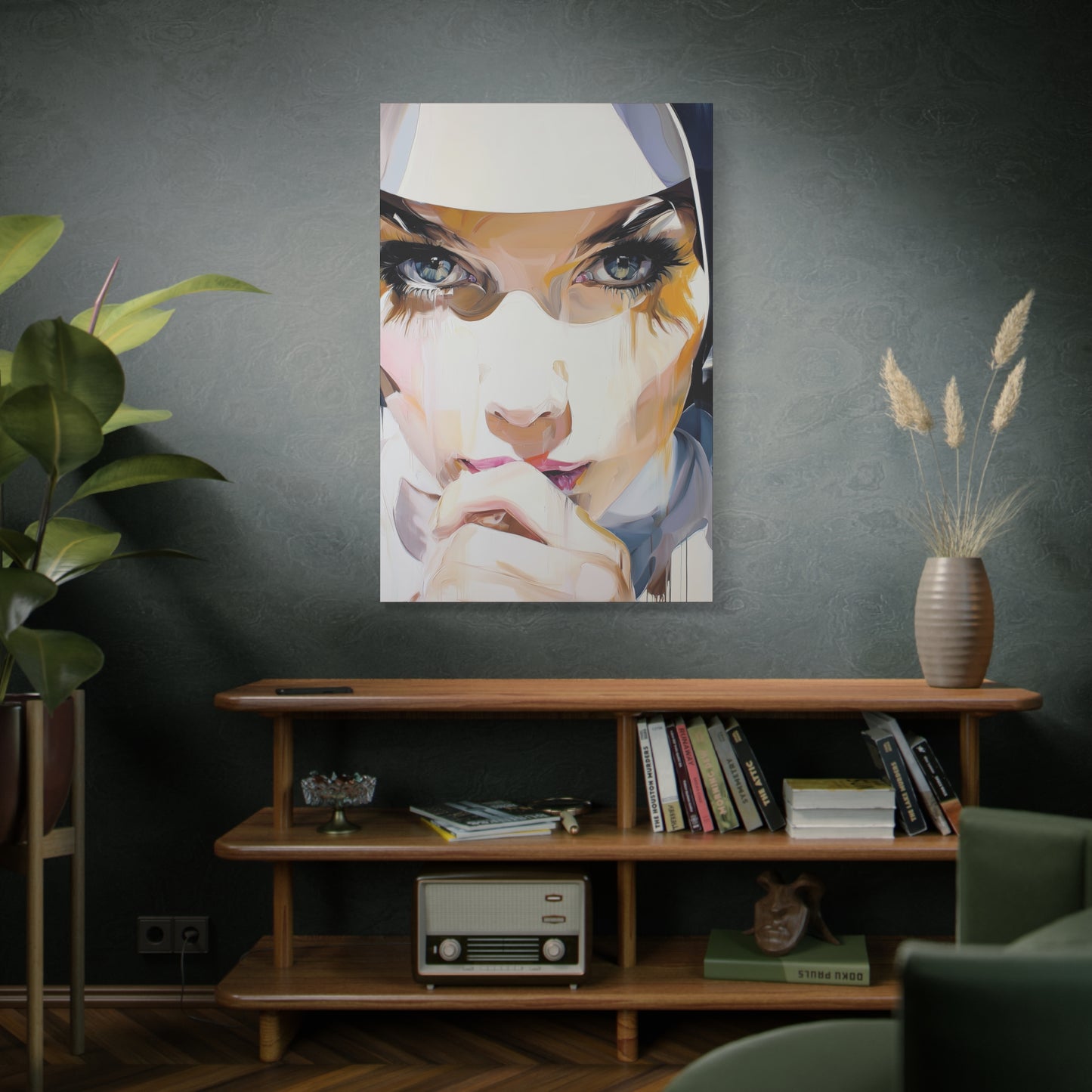 Gallery Wrapped Canvas, Habits and Heresy Art Canvas, Naughty Nuns Art Canvas – Sister Amara
