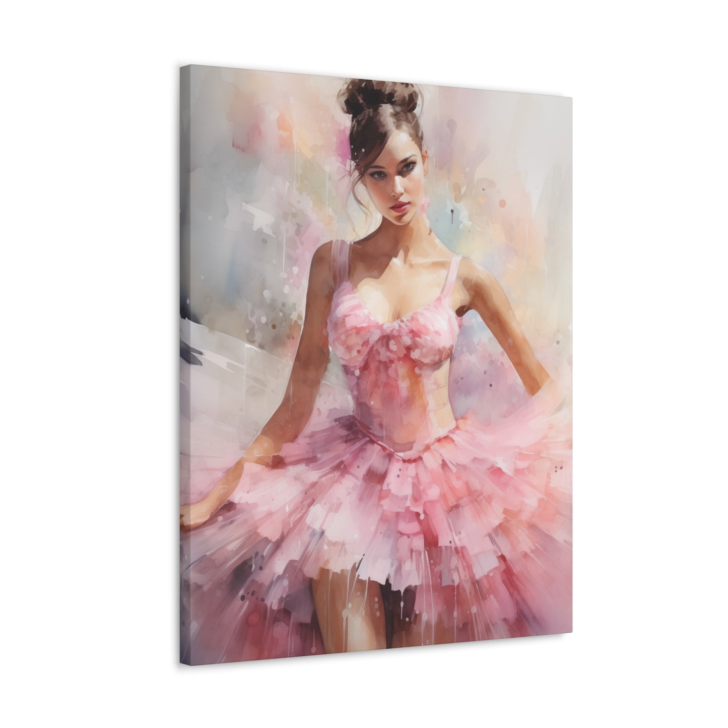 Gallery Wrapped Canvas, Ballerina Beauty, Ballet Art Canvas – Lily