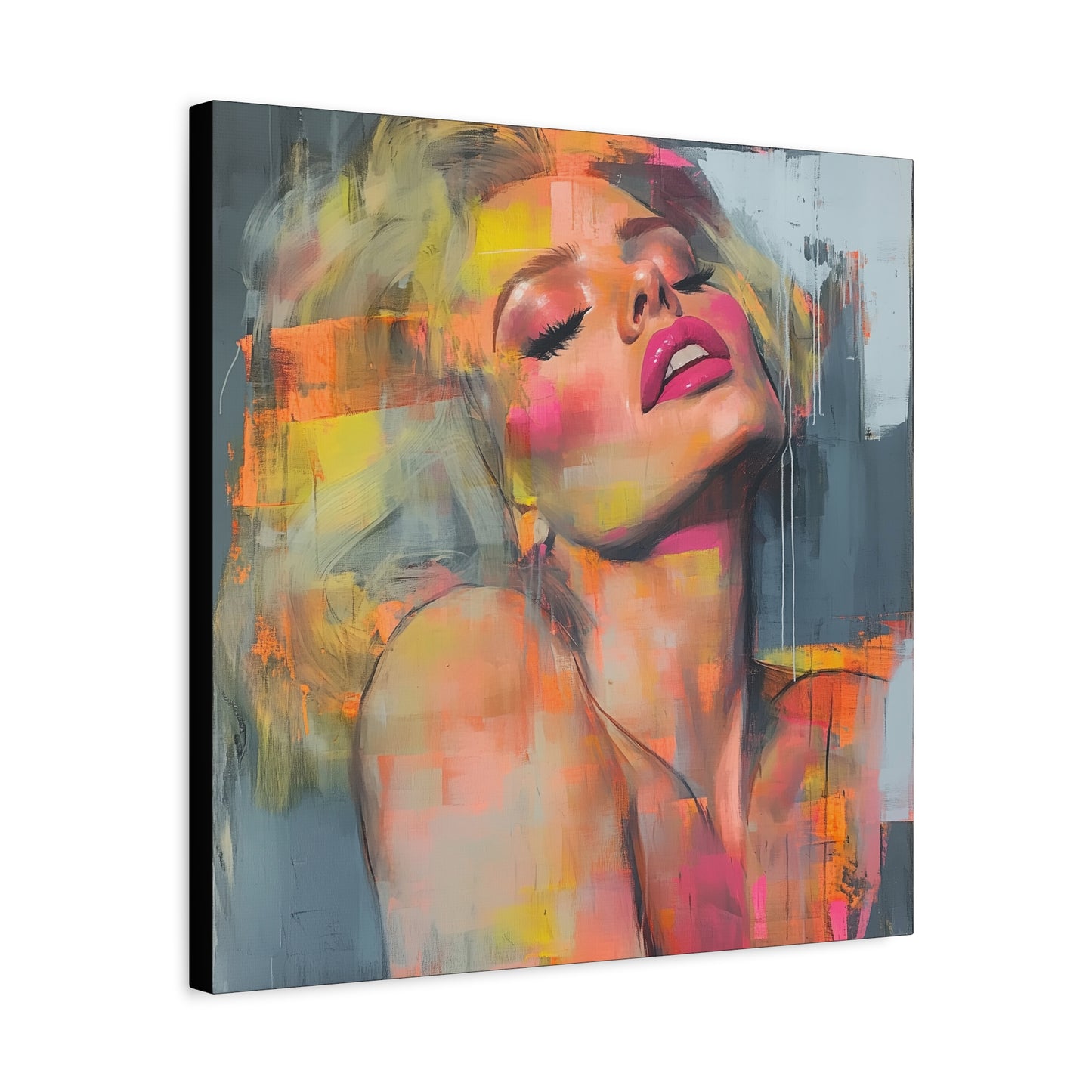 Gallery Wrapped Canvas, Guilt and Grit Adult Art Canvas, Erotic Pinup Art Canvas – Veda