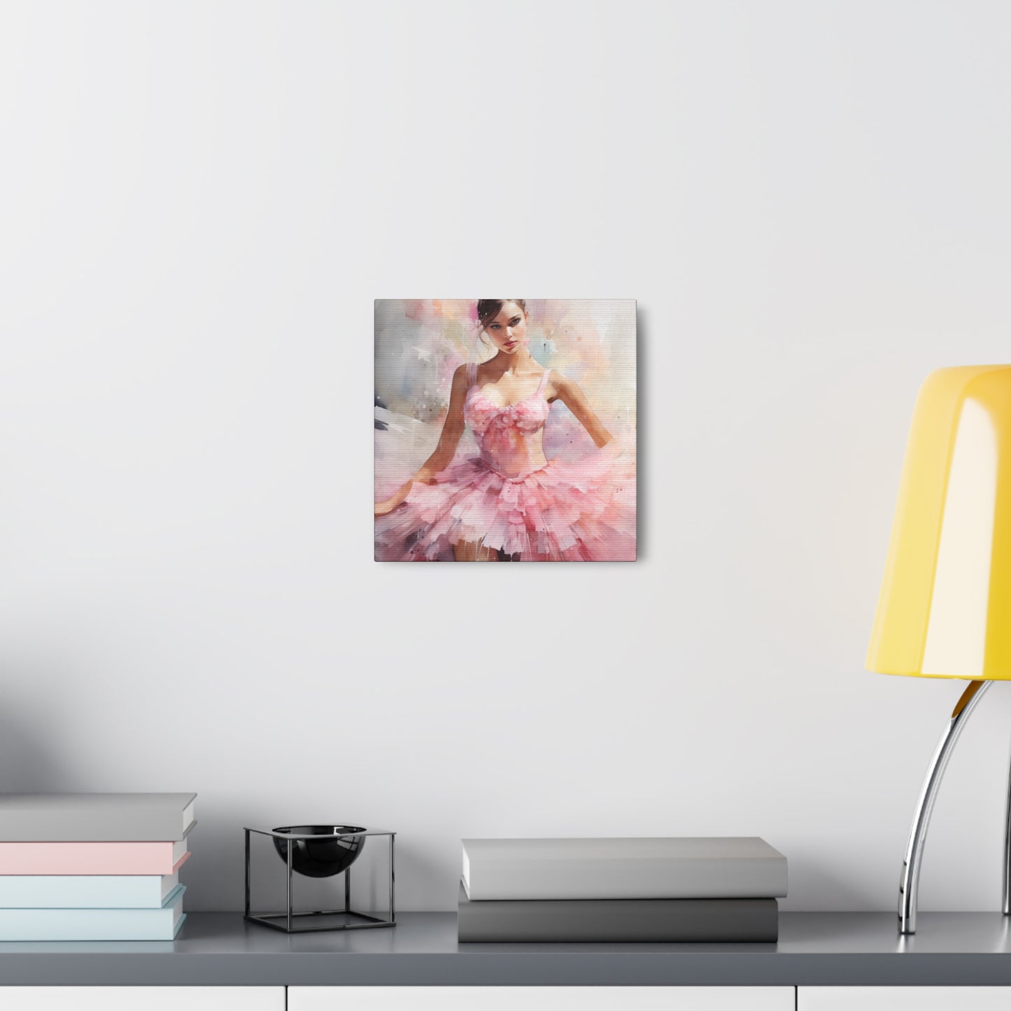 Gallery Wrapped Canvas, Ballerina Beauty, Ballet Art Canvas – Lily