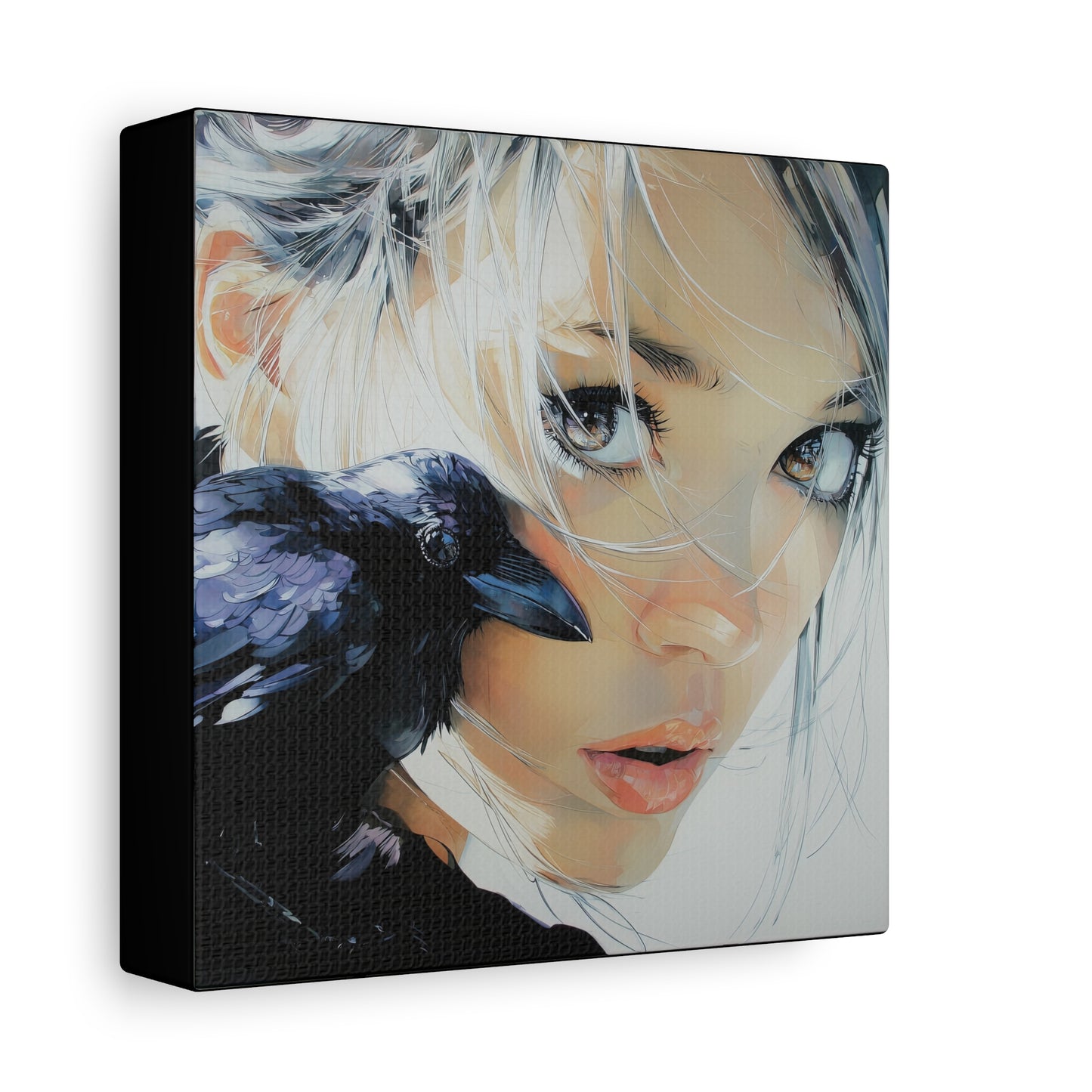 Gallery Wrapped Canvas, Myth and Bones Gothic Art Canvas, Dark Muse Canvas - Danika