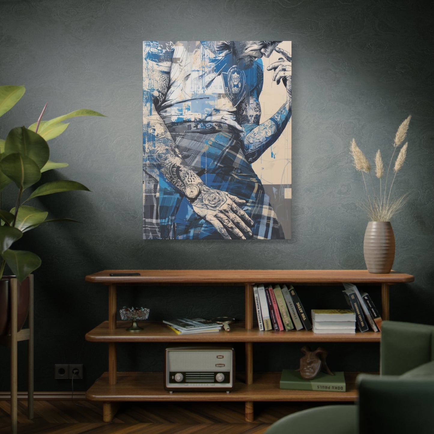 Gallery Wrapped Canvas, Kilts and Carnage Art Canvas, Erotic Pinup Art Canvas – Connor