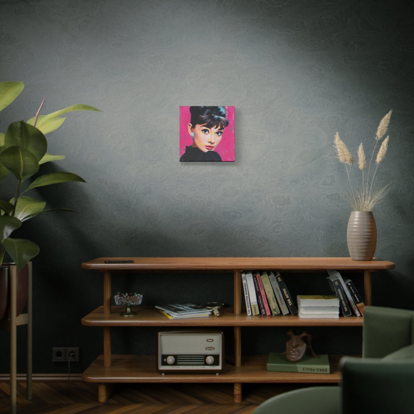Gallery Wrapped Canvas, The Diva Project Art Canvas, Pinup Art Canvas – Audrey Hepburn - TEN