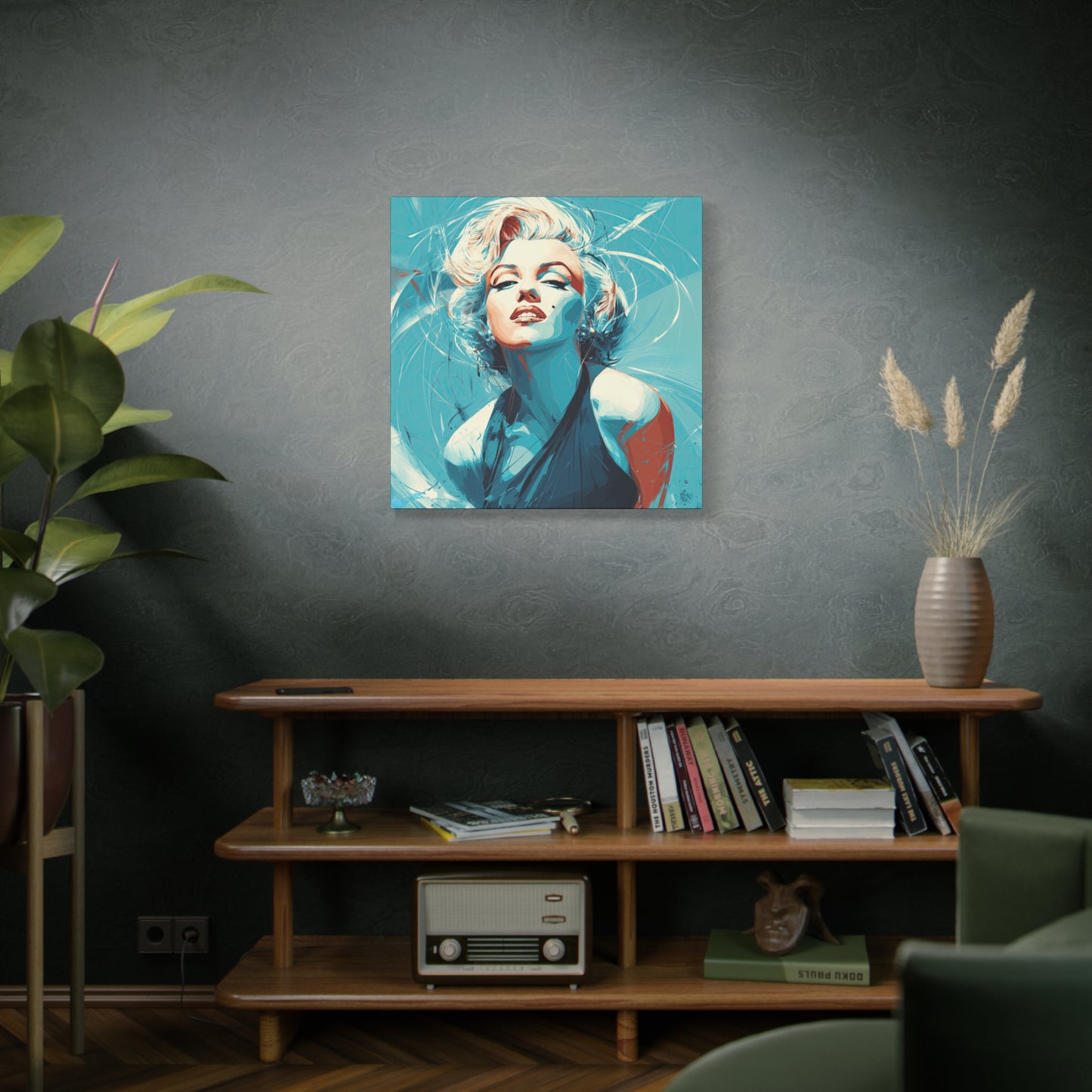 Gallery Wrapped Canvas, The Diva Project Art Canvas, Pinup Art Canvas – Marilyn Monroe - SEVEN