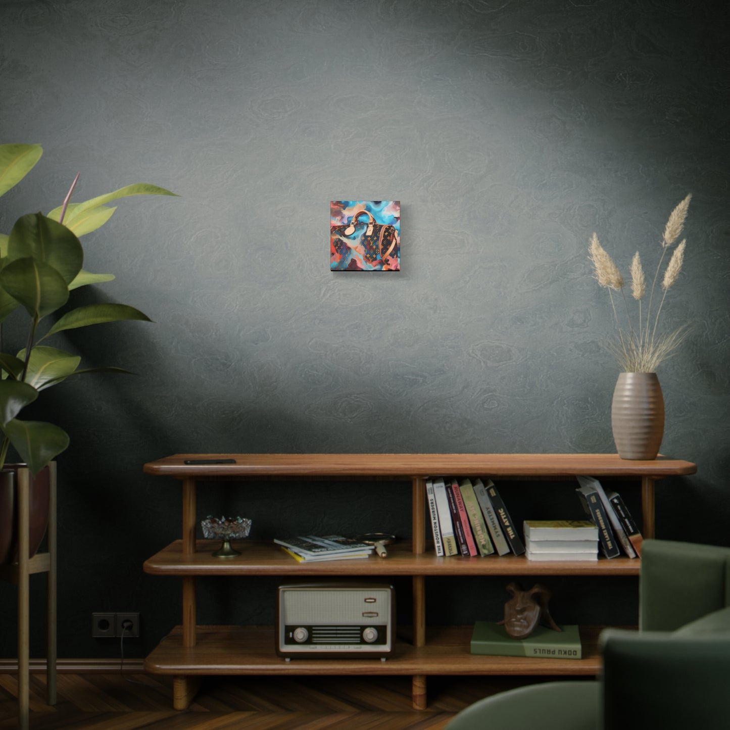 Canvas Gallery Wrap - LV Designer Inspired Wall Art - Abstract