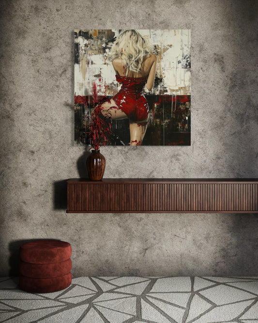 Gallery Wrapped Canvas, Sinners and Saints Art Canvas, Erotic Art Canvas – Veronica