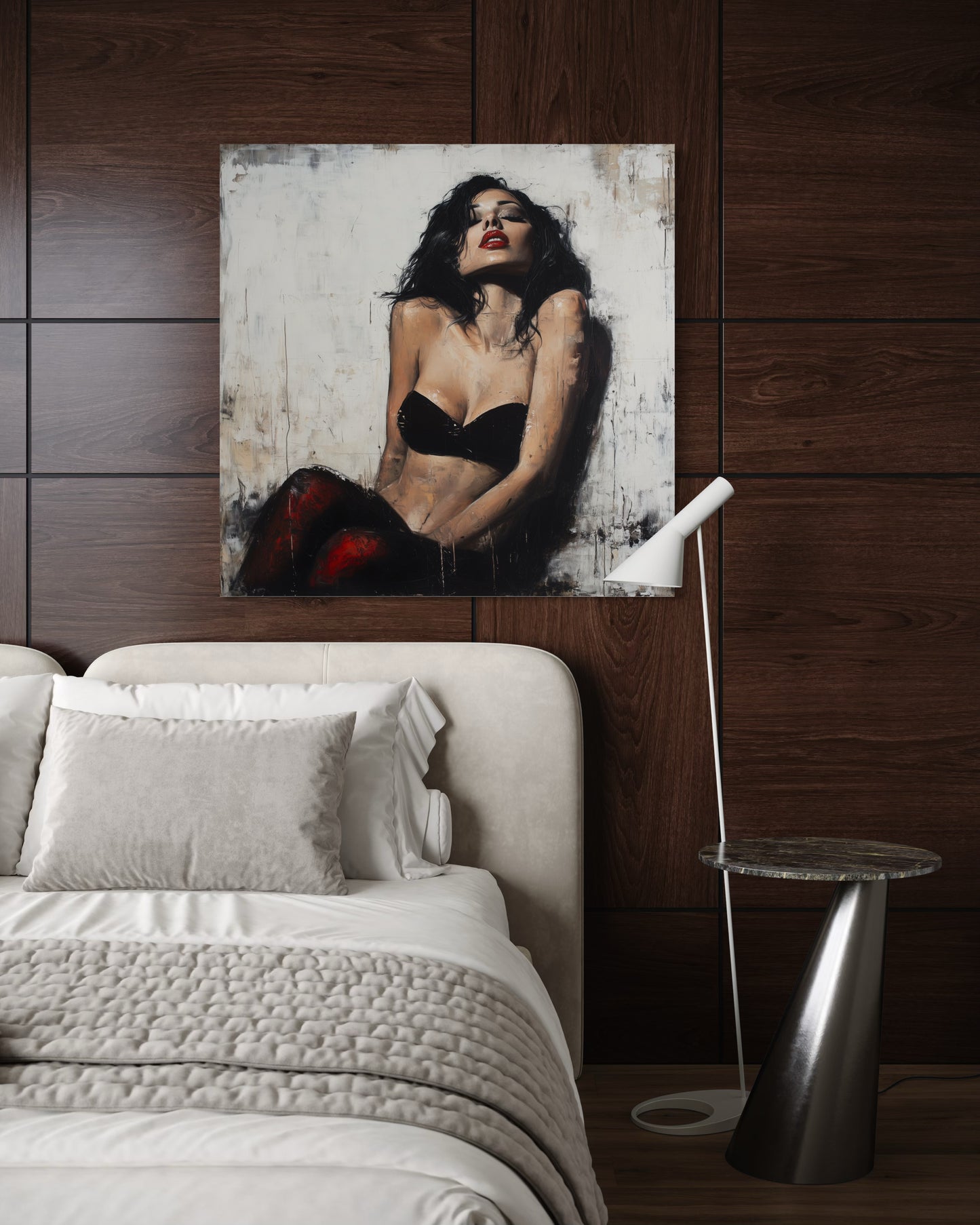 Gallery Wrapped Canvas, Sinners and Saints Art Canvas, Erotic Art Canvas – Alexa