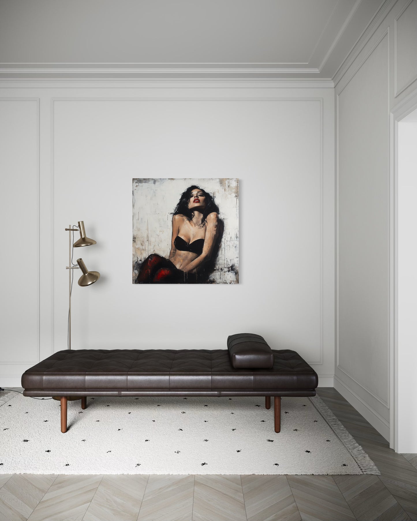 Gallery Wrapped Canvas, Sinners and Saints Art Canvas, Erotic Art Canvas – Alexa