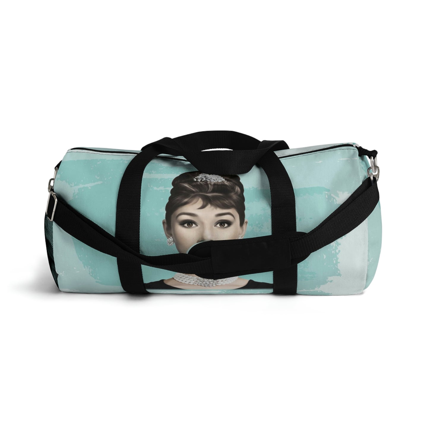 Audrey Hepburn Duffel Bag - Blue Bubblegum