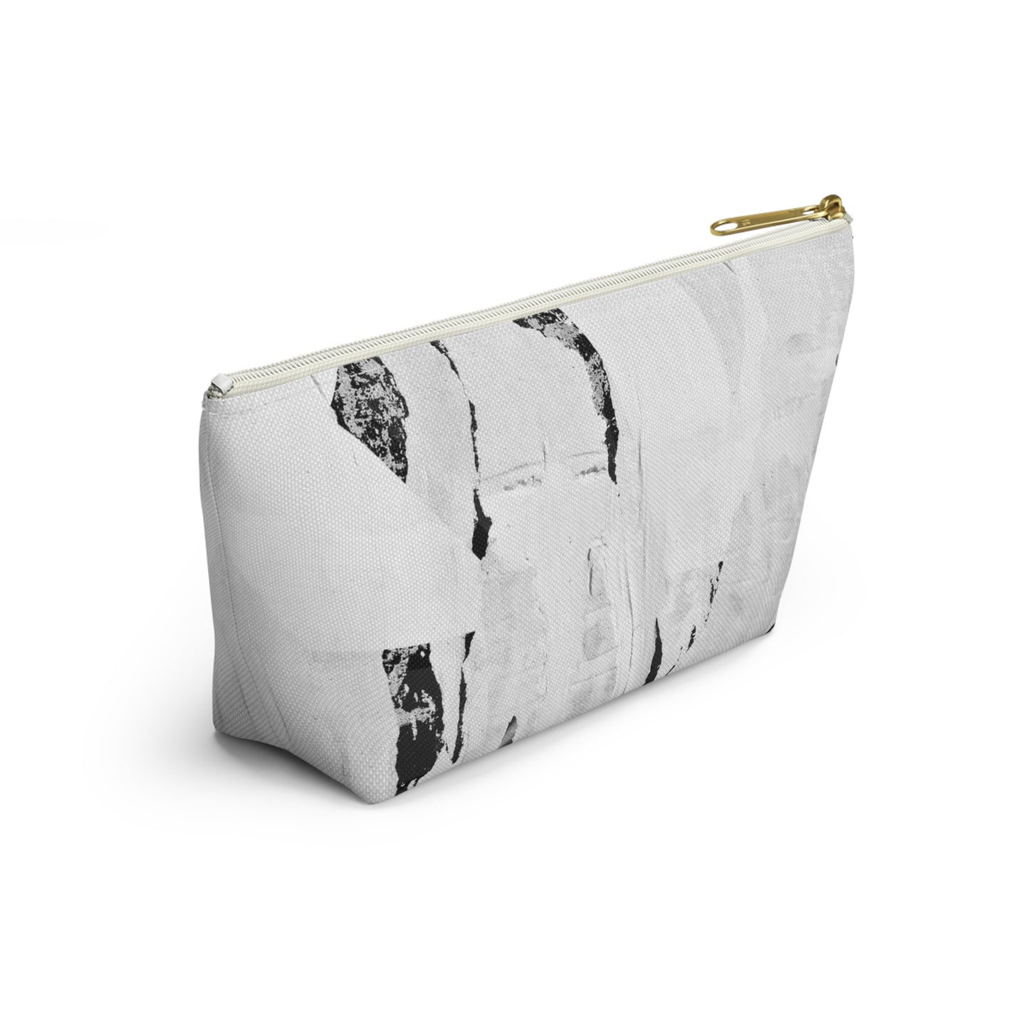 ADULT F*ckery Cosmetic Pouch w T-bottom, Accessory Pouch - Black and White with Hot Pink Only Here for the fuckery