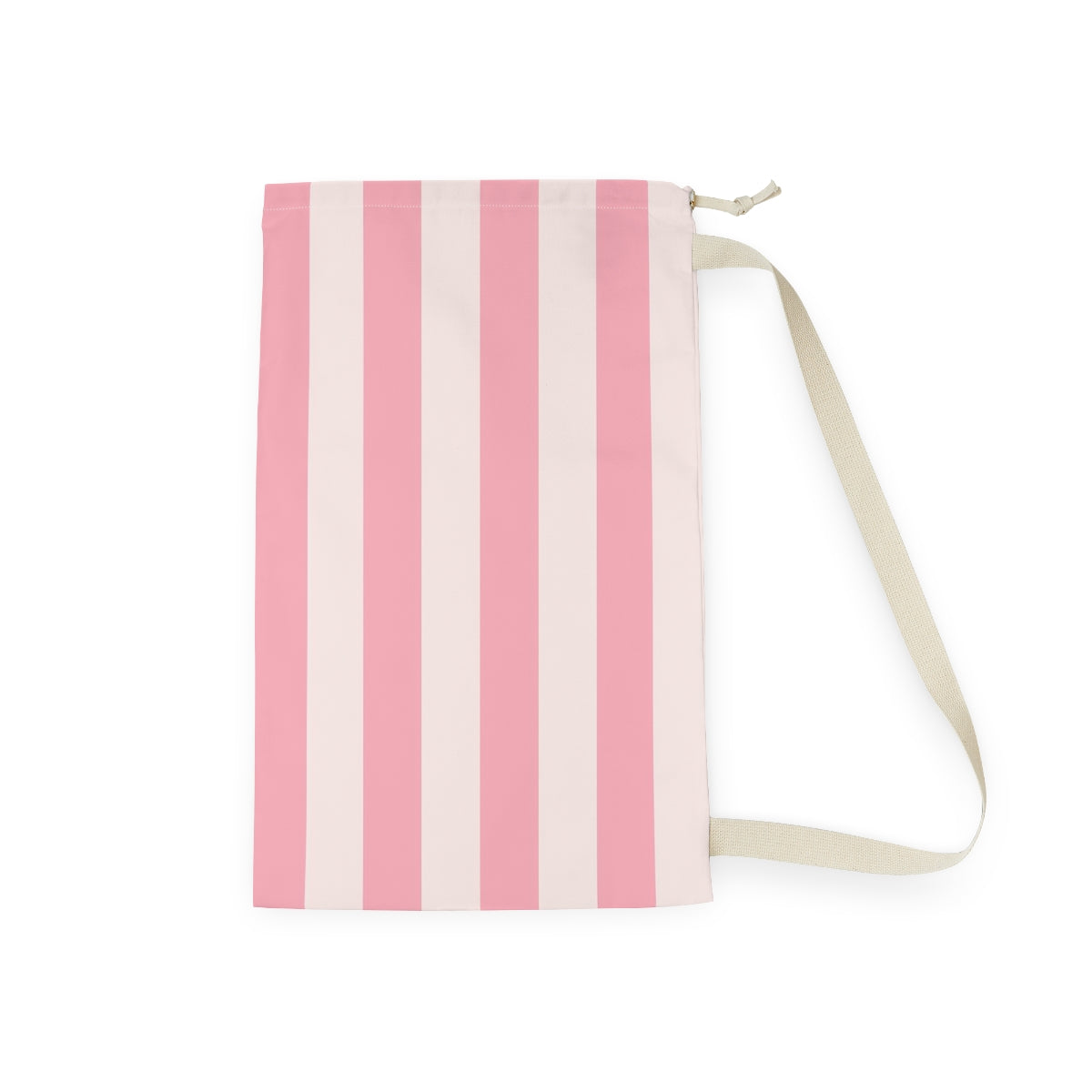 Personalized Secret Pink Stripe Sack, Laundry Sack, Santa Sack, Dust Bag, Gift Sack