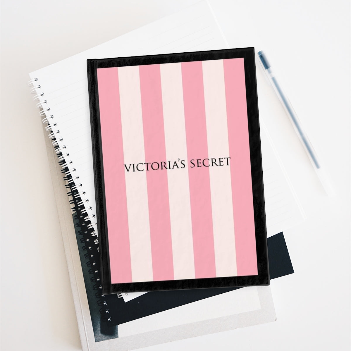 Your Name's Secret - Journal - Secret Pink Stripe