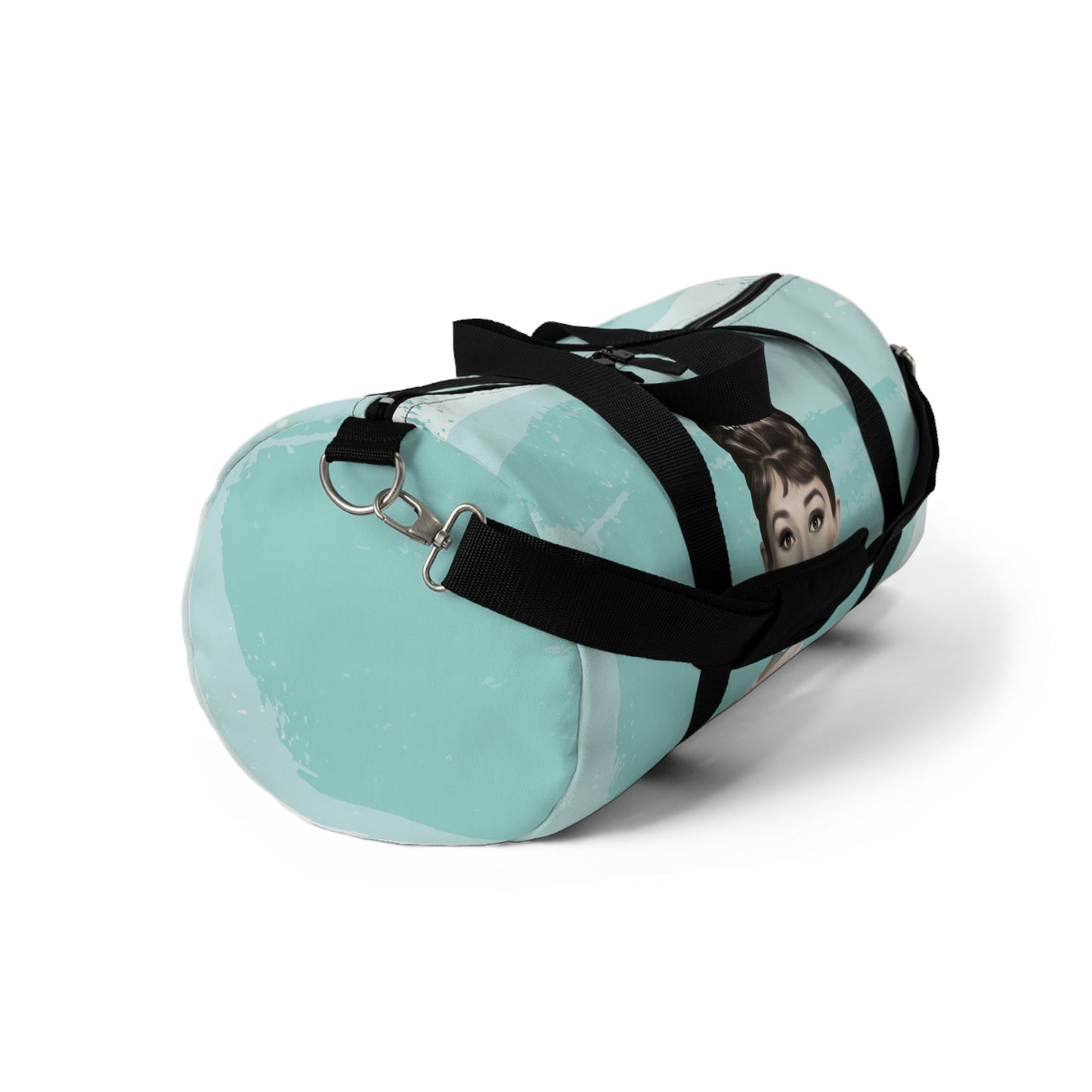 Audrey Hepburn Duffel Bag - Blue Bubblegum