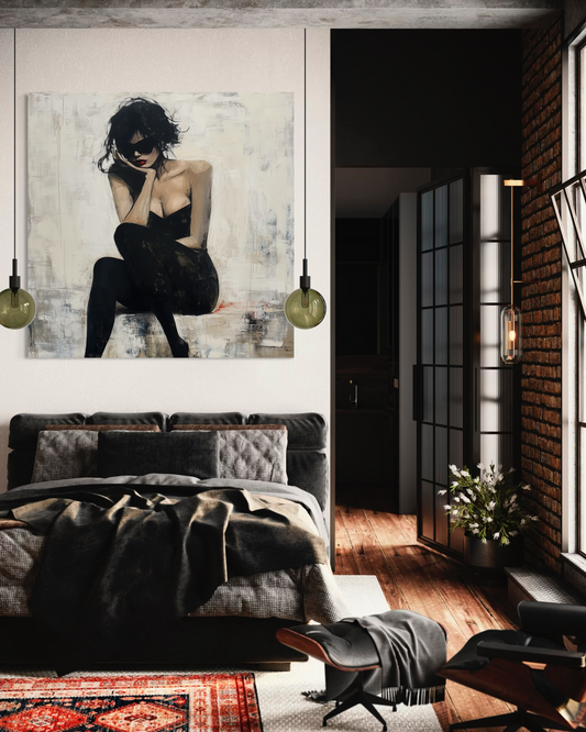 Gallery Wrapped Canvas, Sinners and Saints Art Canvas, Erotic Pinup Art Canvas – Fairuza