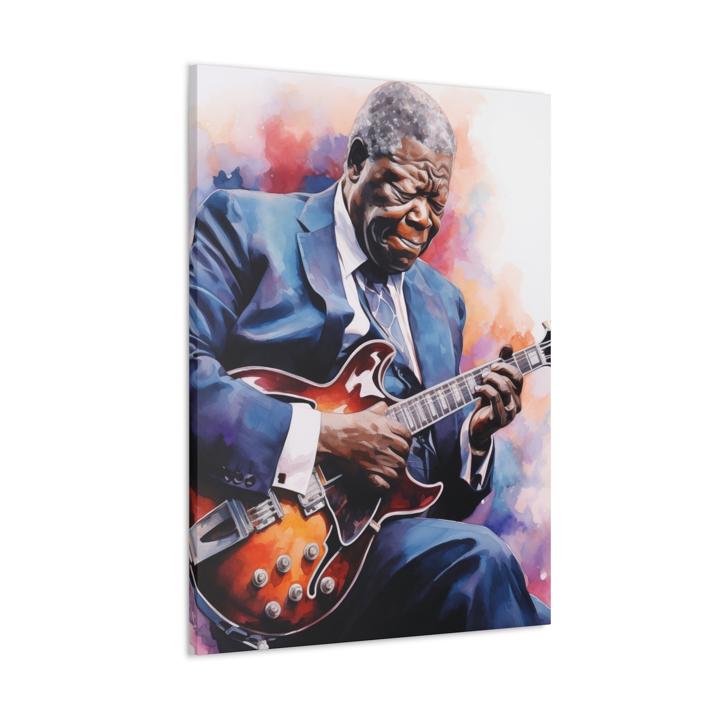 Gallery Wrapped Canvas, Celebrity Inspired, Pop Art Canvas – The King Also