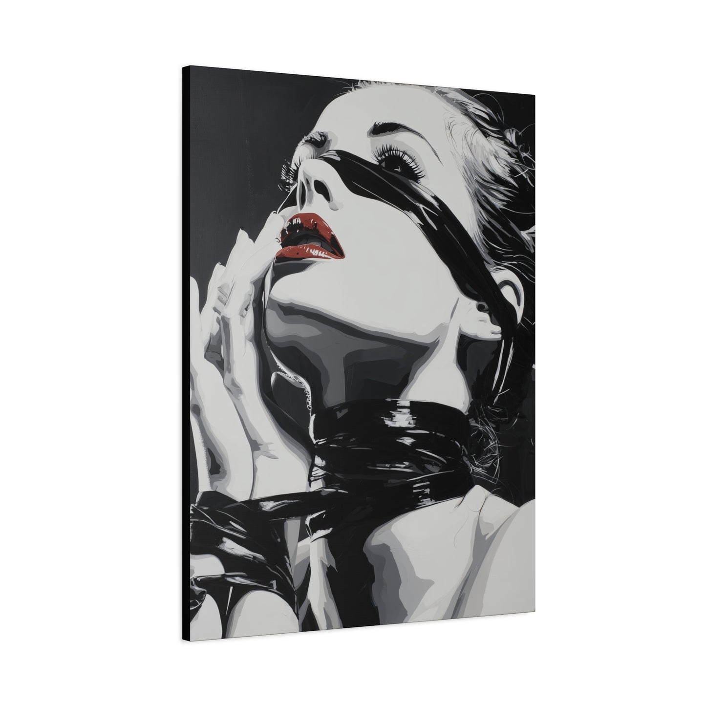 Gallery Wrapped Canvas, Ropes and Reverence Art Canvas, Erotic Shibari Art Canvas – Sable