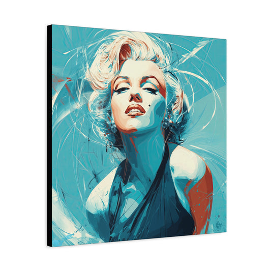 Gallery Wrapped Canvas, The Diva Project Art Canvas, Pinup Art Canvas – Marilyn Monroe - SEVEN