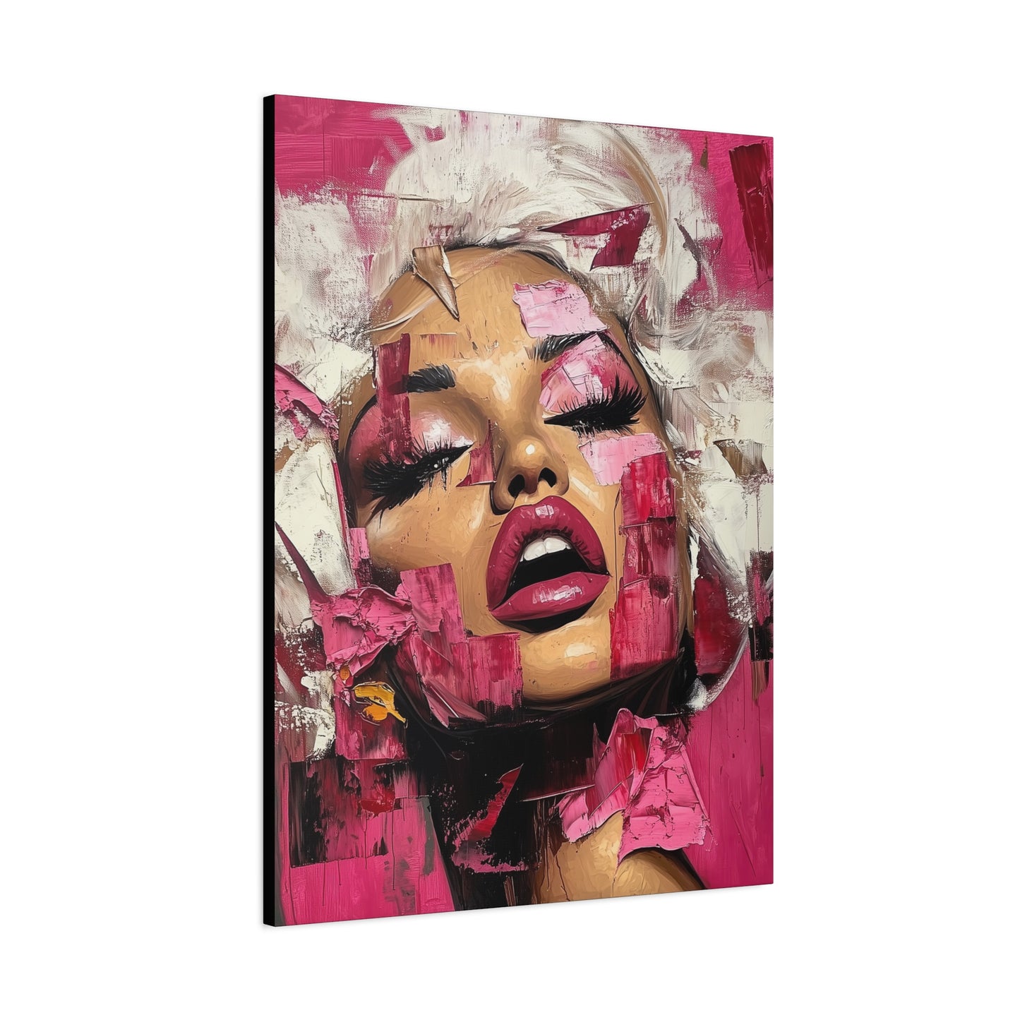 Gallery Wrapped Canvas, Guilt and Grit Adult Art Canvas, Erotic Pinup Art Canvas – Zora