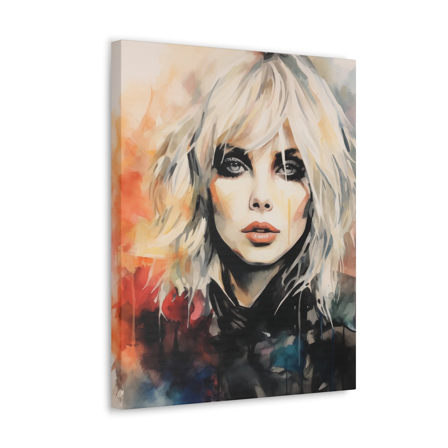 Gallery Wrapped Canvas, Celebrity Inspired, Pop Art Canvas – Debbie