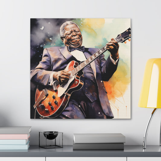 Gallery Wrapped Canvas, Celebrity Inspired, Pop Art Canvas – The King