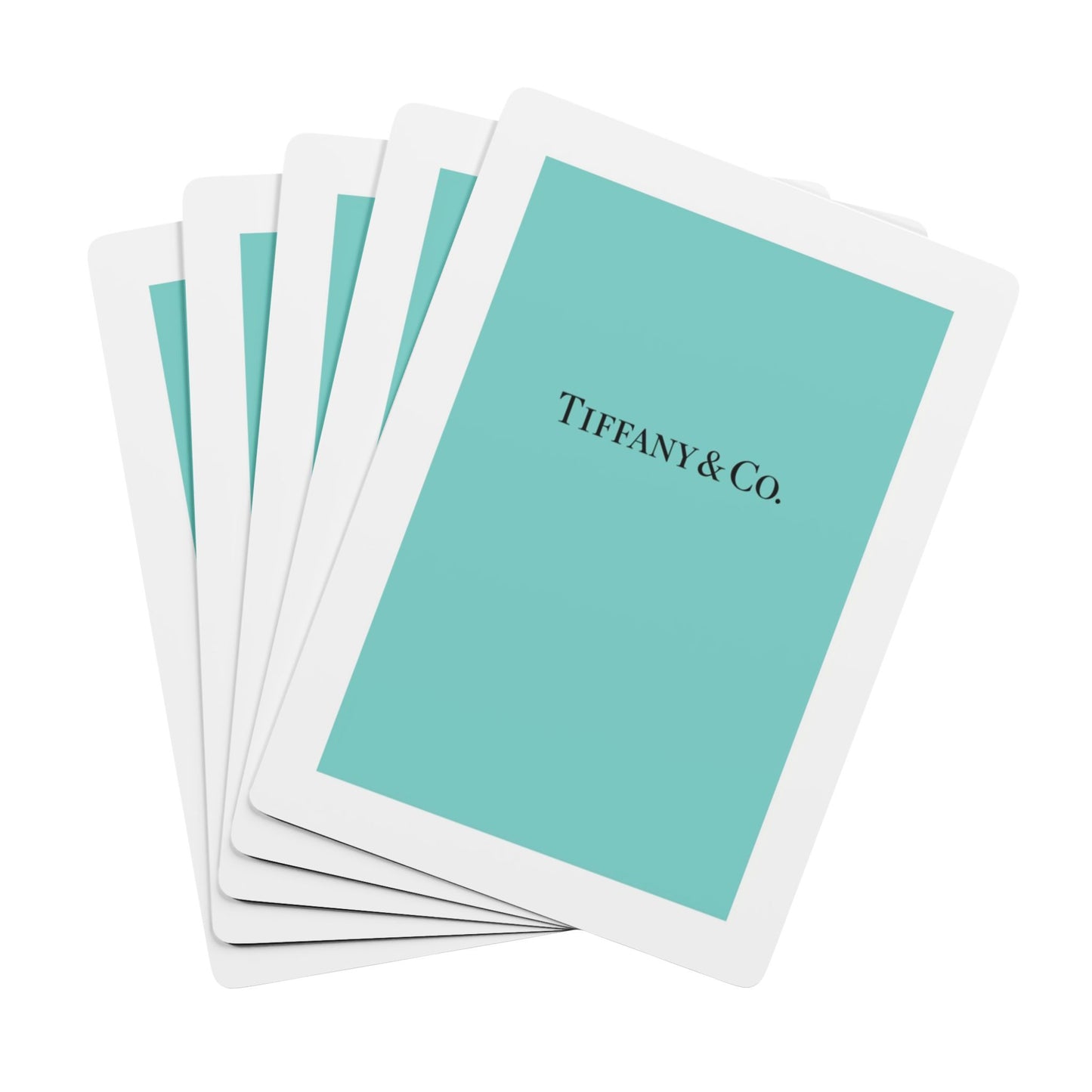 Playing Cards - Robin Egg Blue - Breakfast at Tiffany Inspired Cards - Name & Co.