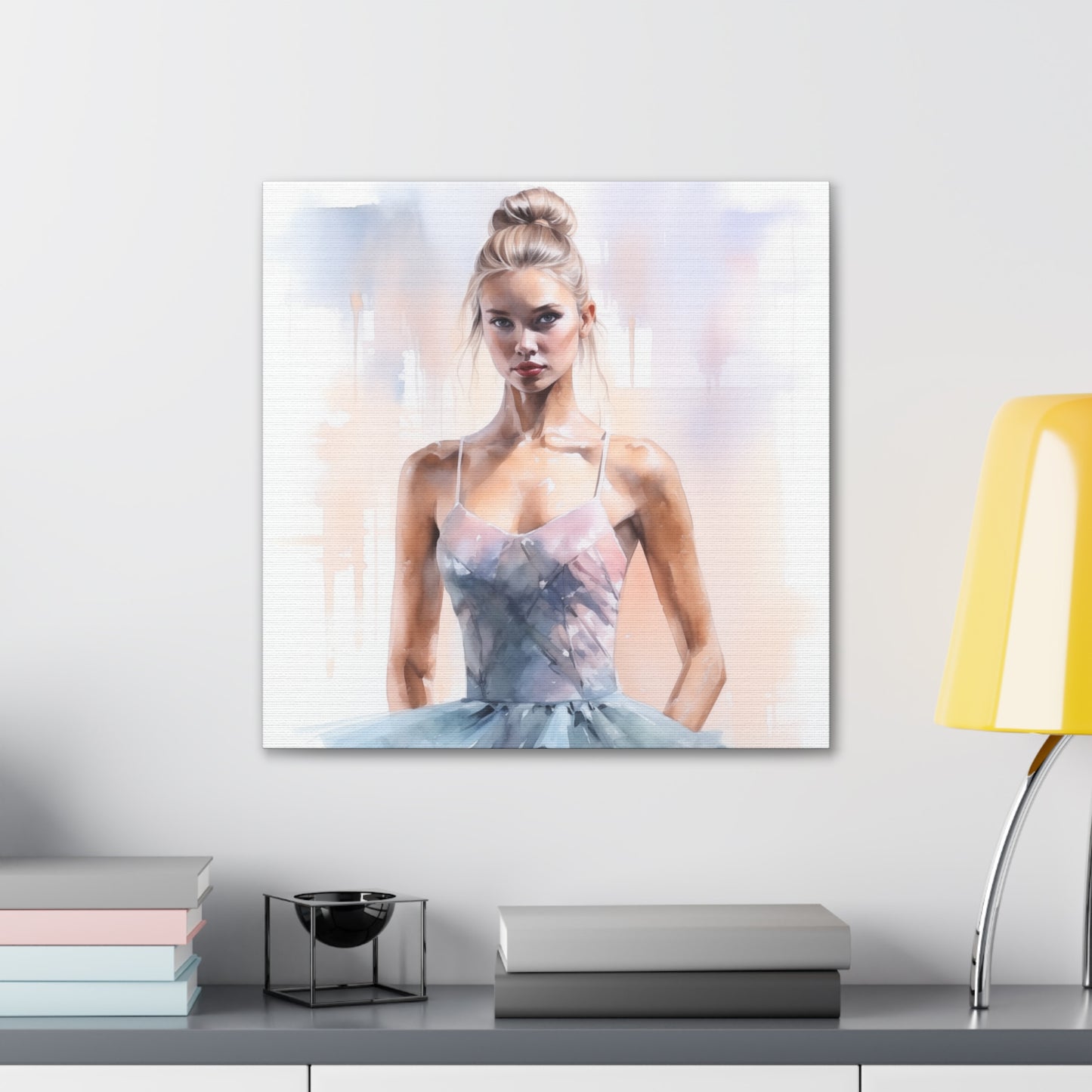 Gallery Wrapped Canvas, Ballerina Beauty, Ballet Art Canvas – Samantha