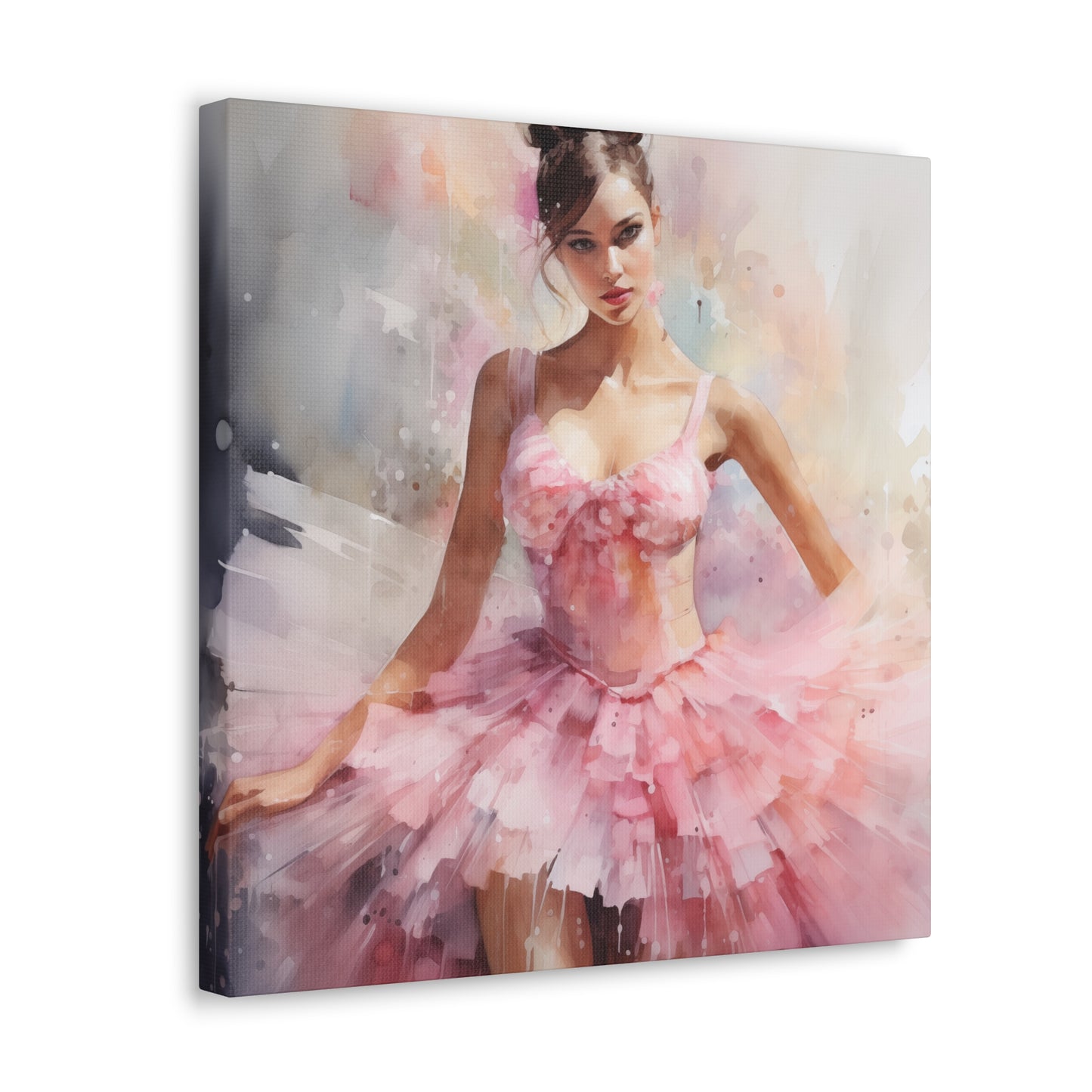 Gallery Wrapped Canvas, Ballerina Beauty, Ballet Art Canvas – Lily