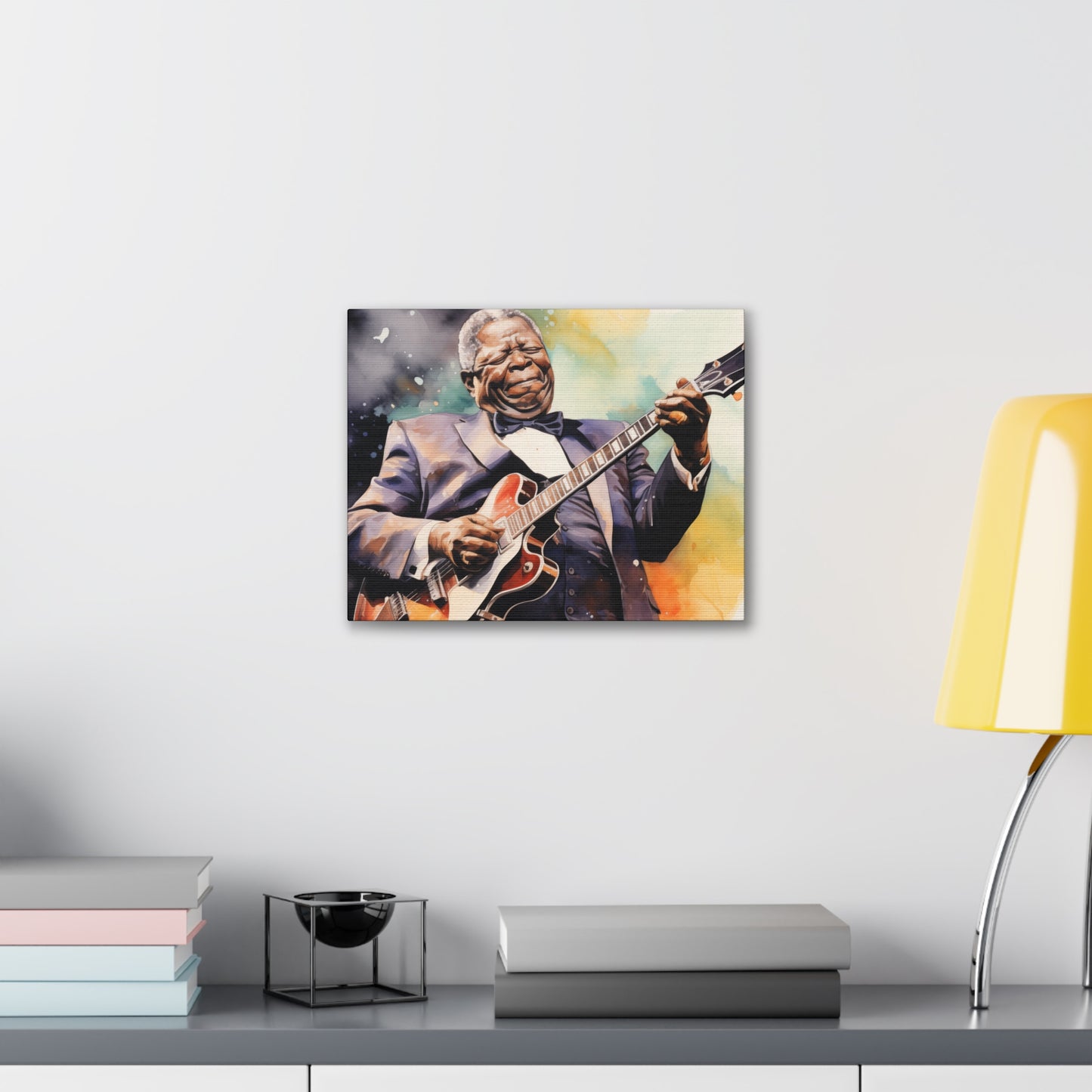 Gallery Wrapped Canvas, Celebrity Inspired, Pop Art Canvas – The King