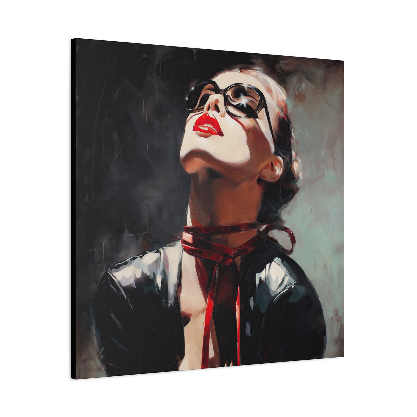 Gallery Wrapped Canvas, Ropes and Reverence Art Canvas, Erotic Shibari Art Canvas – Scarlett