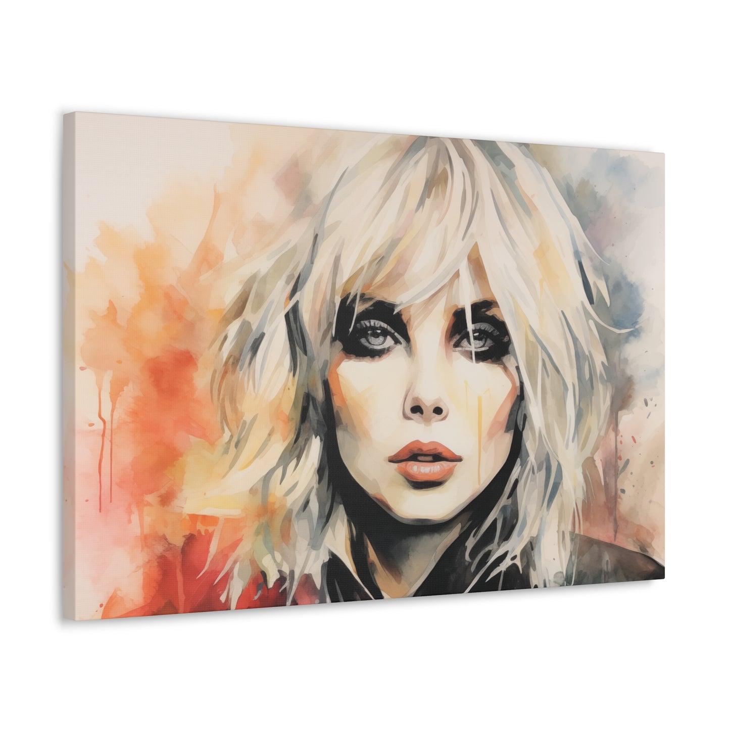 Gallery Wrapped Canvas, Celebrity Inspired, Pop Art Canvas – Debbie