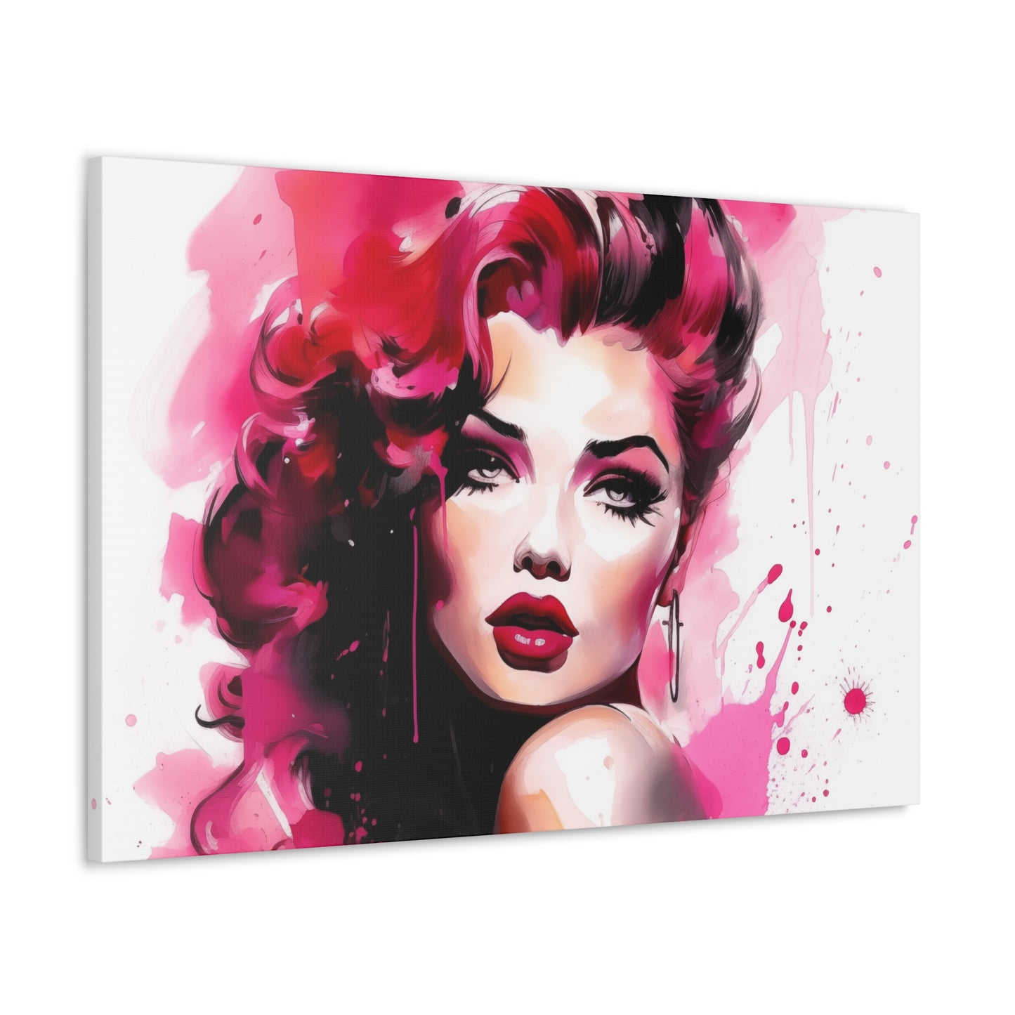 Canvas Wall Art, Gallery Wrapped Pop Art, Diva Wall Art – Thalia