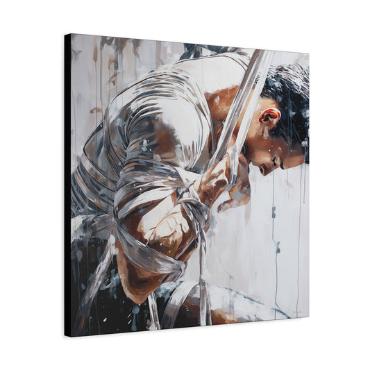Gallery Wrapped Canvas, Ropes and Reverence Art Canvas, Erotic Shibari Art Canvas – Cassian