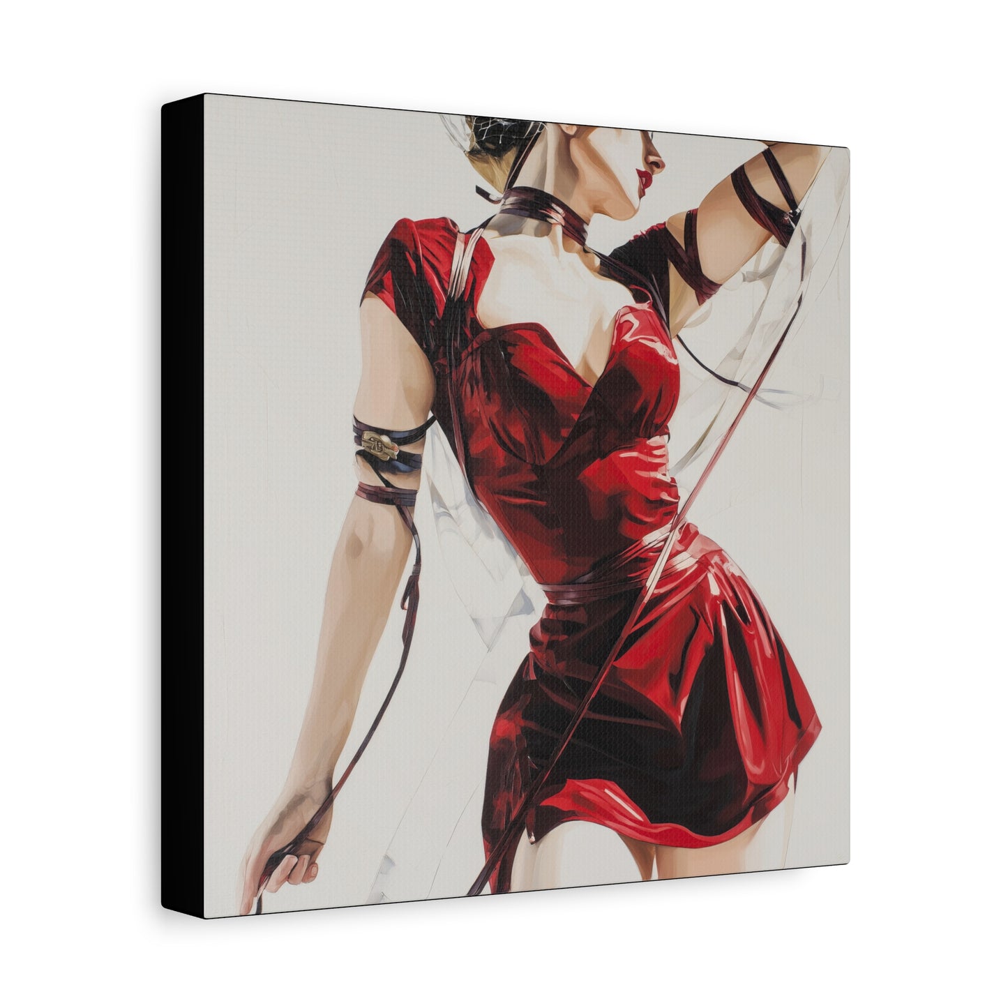 Gallery Wrapped Canvas, Ropes and Reverence Art Canvas, Erotic Shibari Art Canvas – Yumi