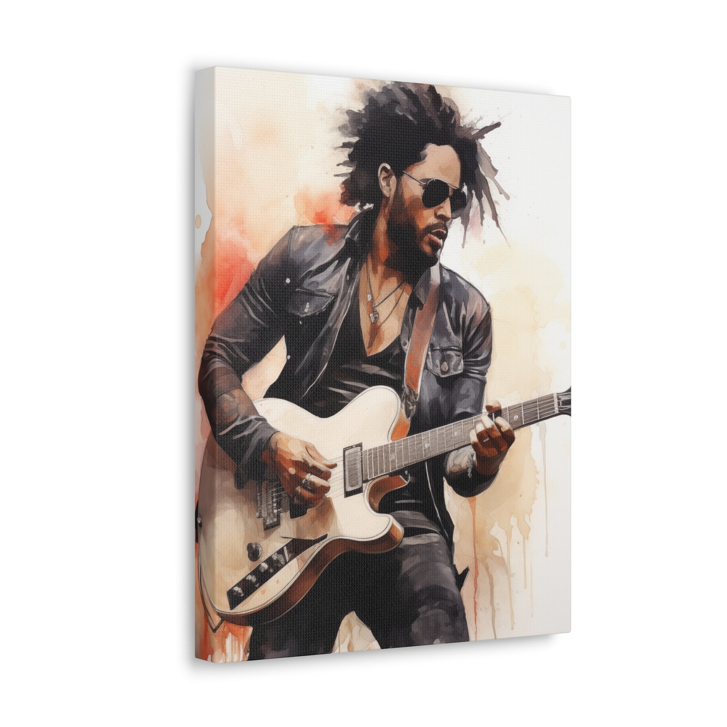 Gallery Wrapped Canvas, Celebrity Inspired, Pop Art Canvas – Lenny Also