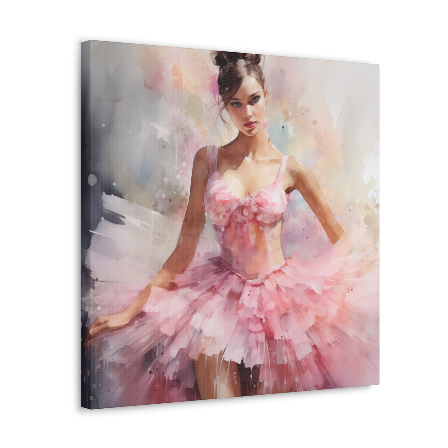 Gallery Wrapped Canvas, Ballerina Beauty, Ballet Art Canvas – Lily