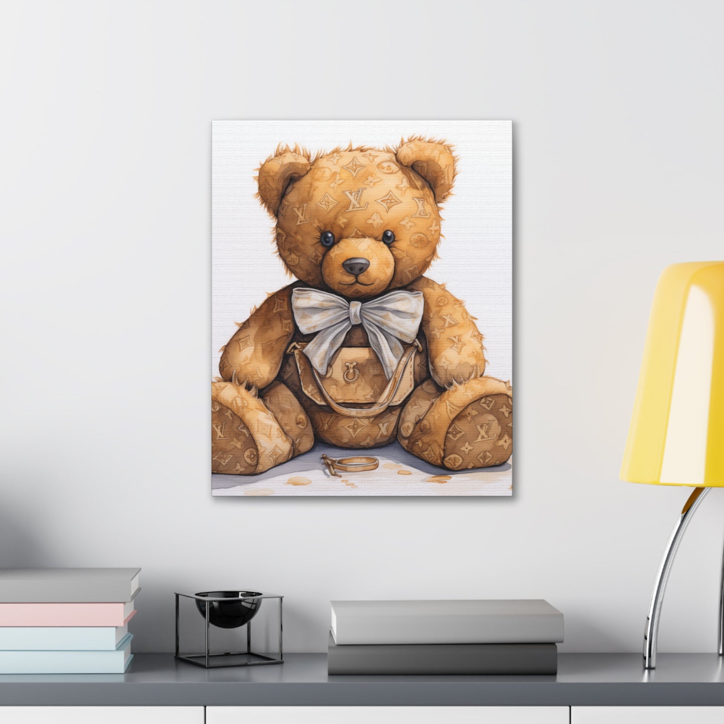 Canvas Gallery Wrap - LV Bear Wall Art - Ring