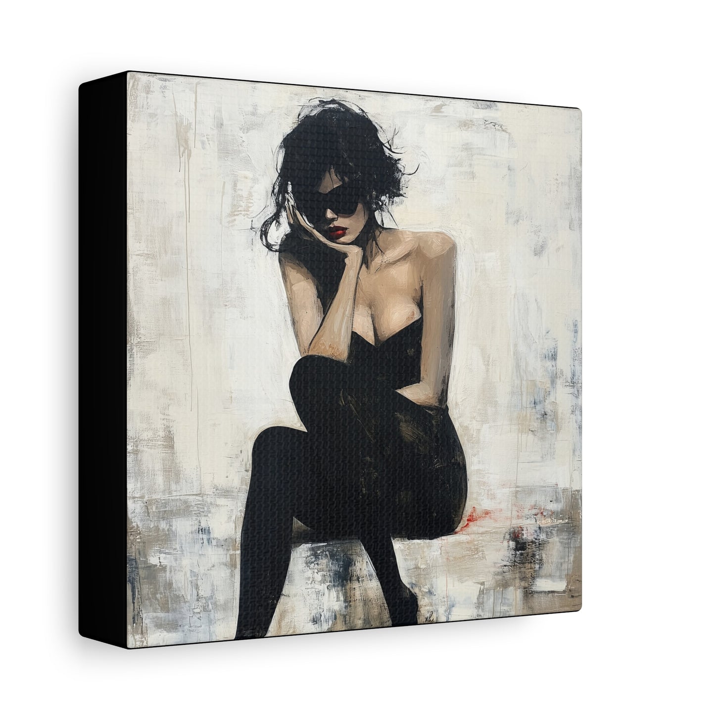 Gallery Wrapped Canvas, Sinners and Saints Art Canvas, Erotic Pinup Art Canvas – Fairuza