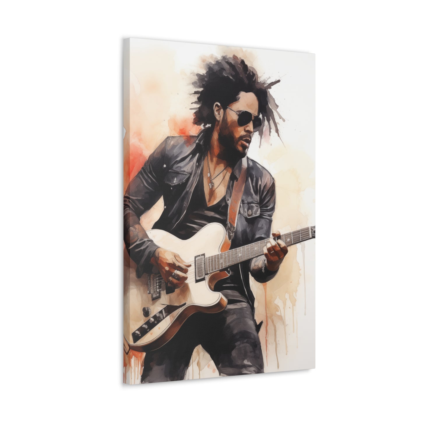 Gallery Wrapped Canvas, Celebrity Inspired, Pop Art Canvas – Lenny Also