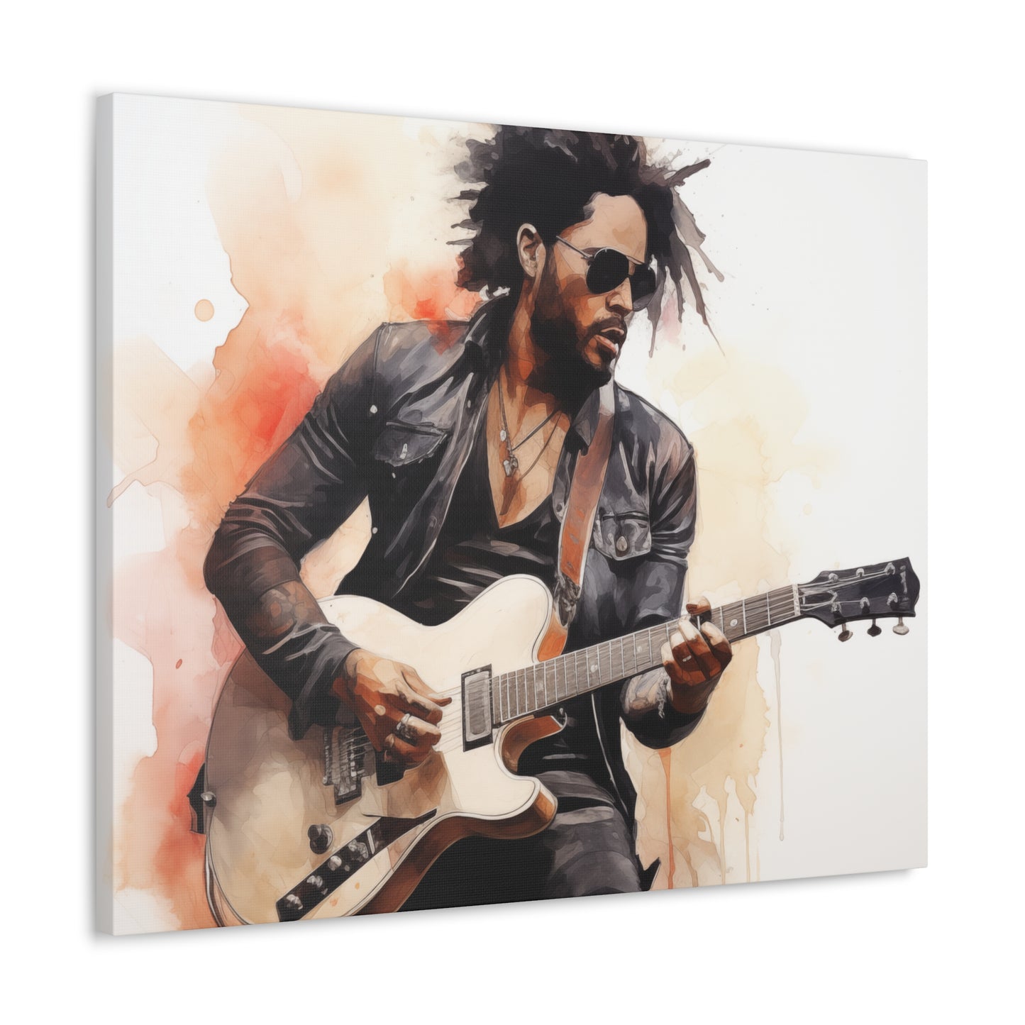 Gallery Wrapped Canvas, Celebrity Inspired, Pop Art Canvas – Lenny Also