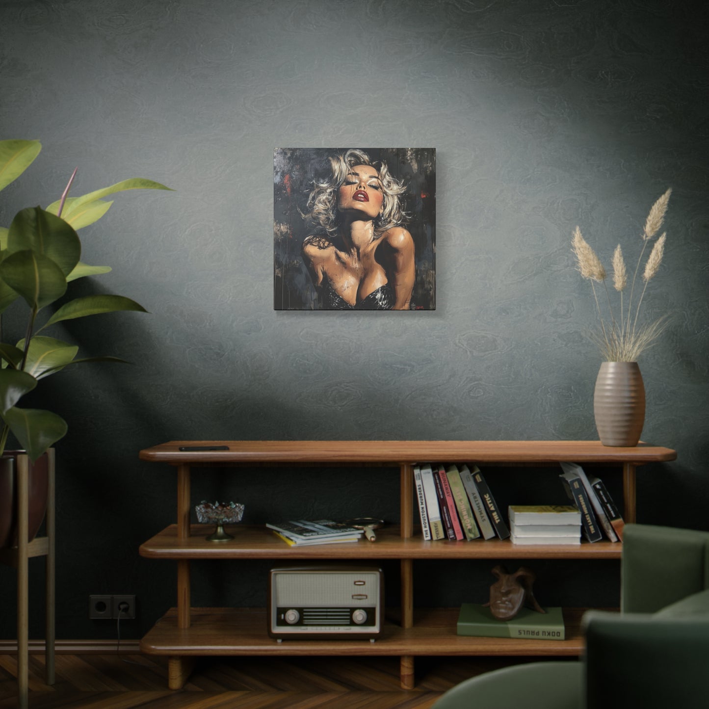 Gallery Wrapped Canvas, Guilt and Grit Adult Art Canvas, Erotic Pinup Art Canvas – Eloise