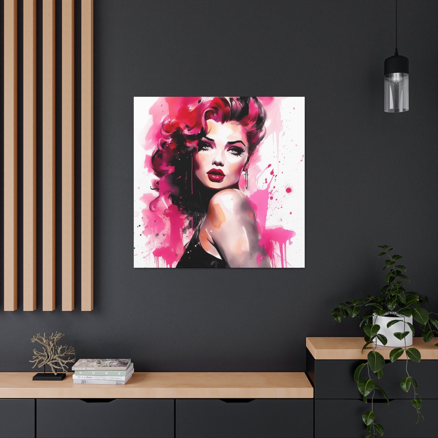 Canvas Wall Art, Gallery Wrapped Pop Art, Diva Wall Art – Thalia