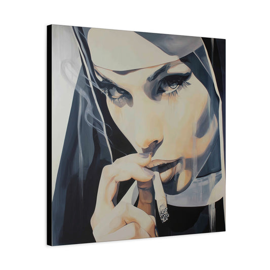 Gallery Wrapped Canvas, Habits and Heresy Art Canvas, Naughty Nuns Art Canvas – Sister Mercy