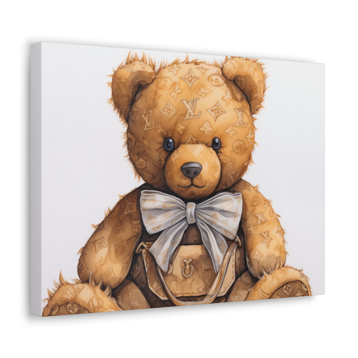 Canvas Gallery Wrap - LV Bear Wall Art - Ring
